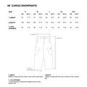 06' CARGO SNOWPANT - STONE RIPSTOP