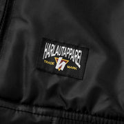 BOMBER FUR JACKET - BLACK