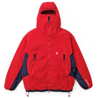 NINJA FLEECE JACKET - RED / ROYAL
