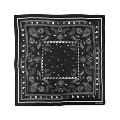 PAISLEY BANDANA - BLACK