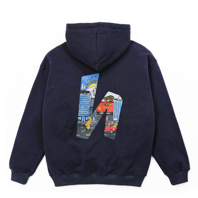 SNOW CITY HOODIE - NAVY