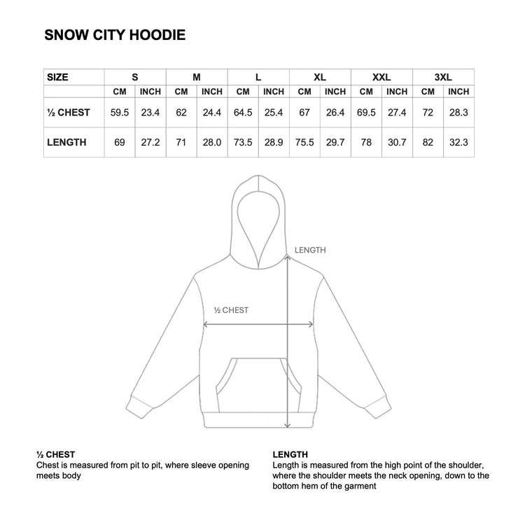 SNOW CITY HOODIE - NAVY
