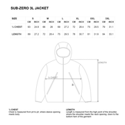 SUB-ZERO 3L JACKET - BLACK