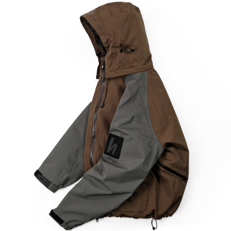 TACTICAL 2L JACKET - BROWN / GREY