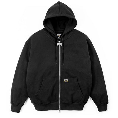 VILLAIN ZIP HOODIE - BLACK