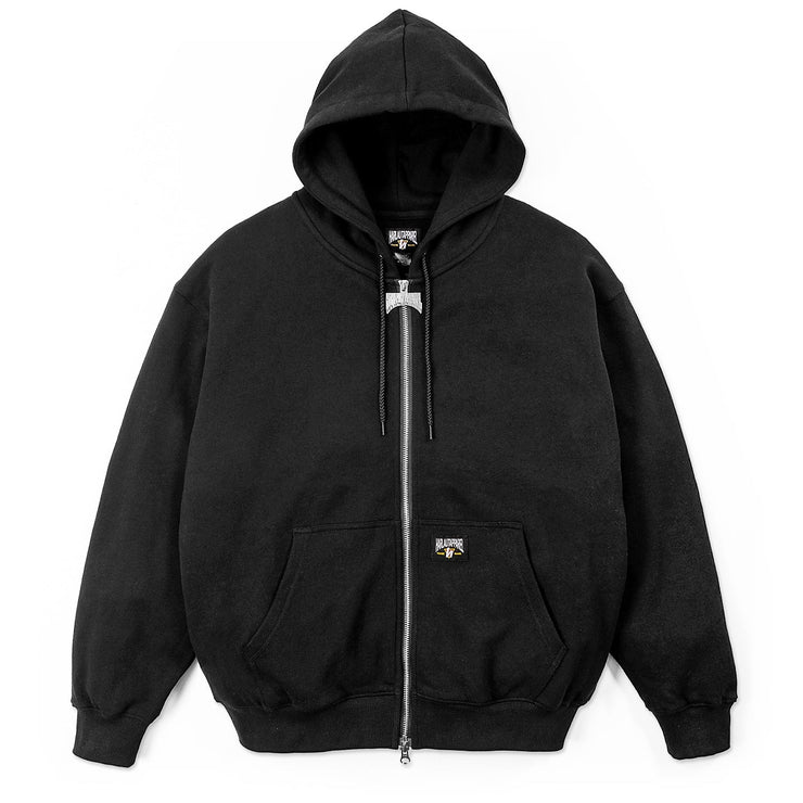 VILLAIN ZIP HOODIE - BLACK