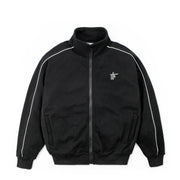 STAR TRACK ZIP SWEAT - BLACK