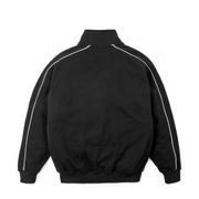 STAR TRACK ZIP SWEAT - BLACK