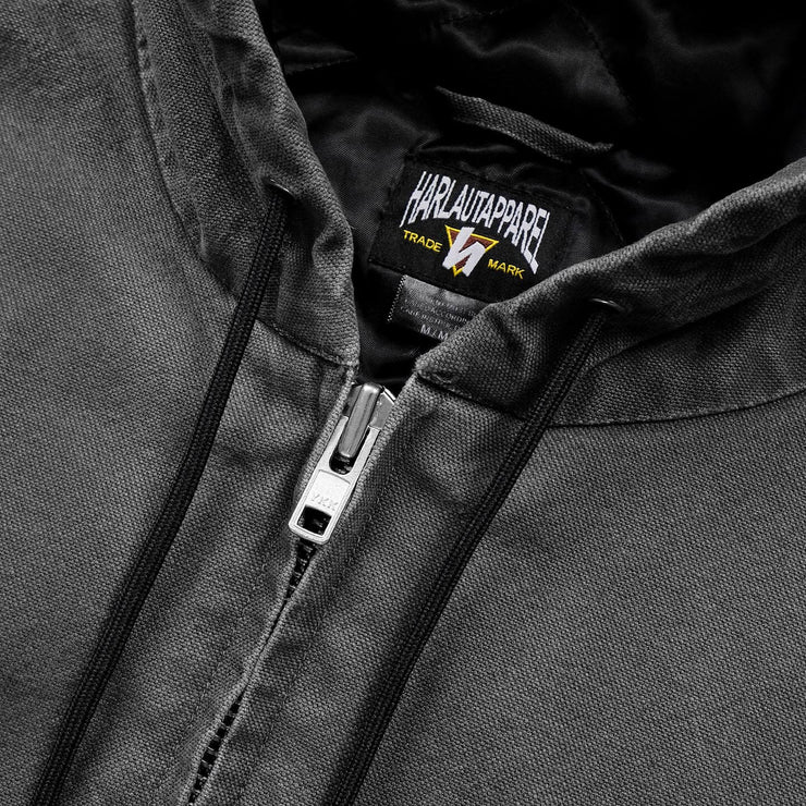 STUDDED CANVAS JACKET - BRANCH