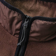 1/4 ZIP TRAIL FLEECE - BROWN