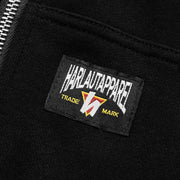 VILLAIN ZIP HOODIE - BLACK